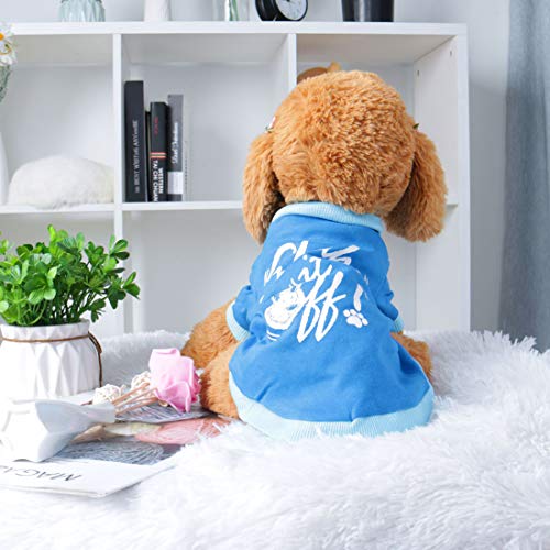 Camiseta para perro de algodón talla L uxcell miniatura 6