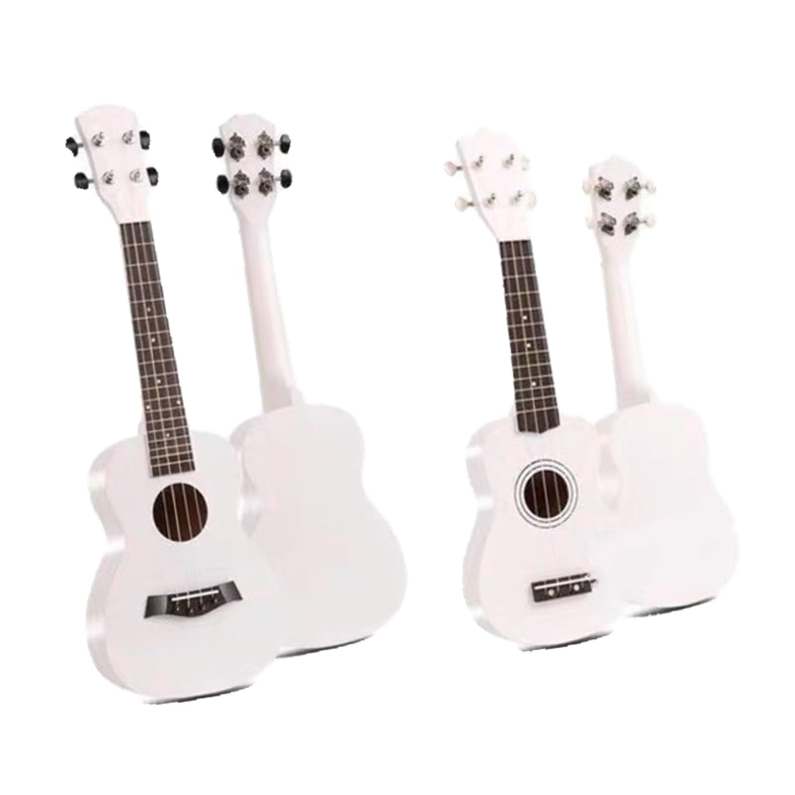 Weiße Anfänger Ukulele Aus Holz 21 Zoll/23 Zoll Kleine Gitarre Vier Saiten Ukulele