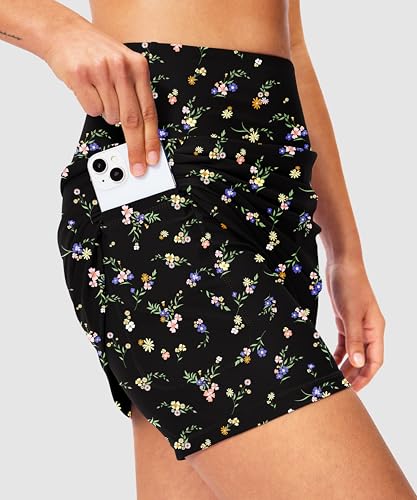 Image of Viodia Women's 18 inch /20 inch Long Swim Skirt High Waisted Modest Swimsuits Skirt Bathing Suit Tummy Control Swim Bottoms