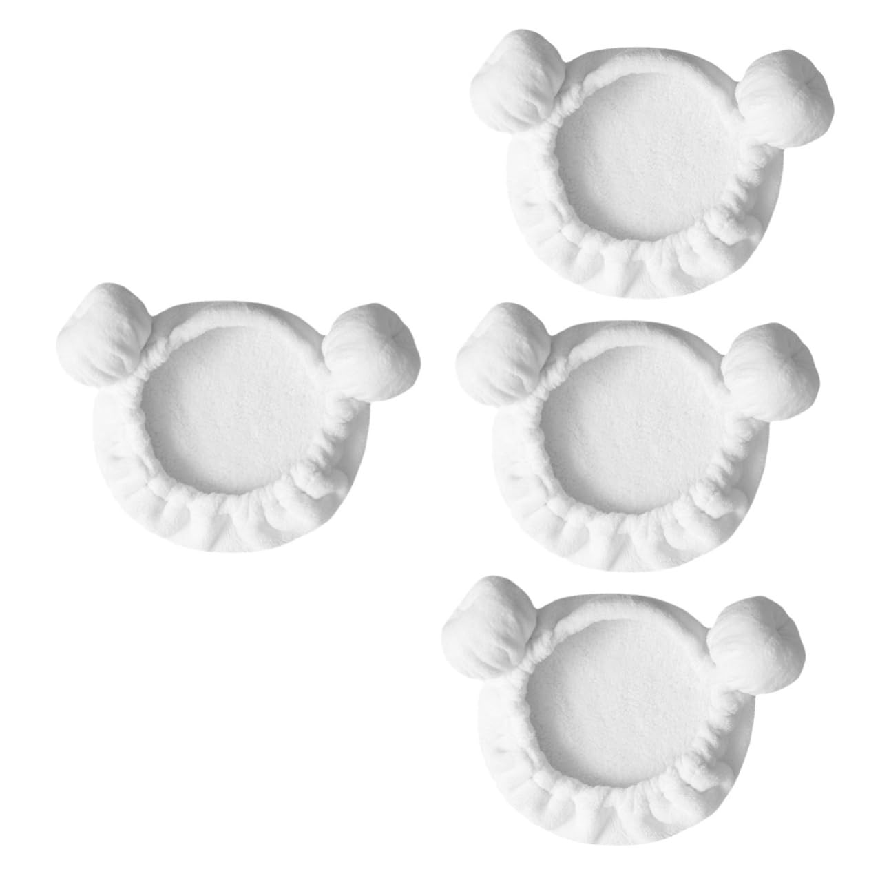 MAGICLULU 4piezas Toalla De Secado Rápido Diseño De Gorro De Baño De Algodón Turbante Absorbente para Secar El Cabello Casa para Niñas