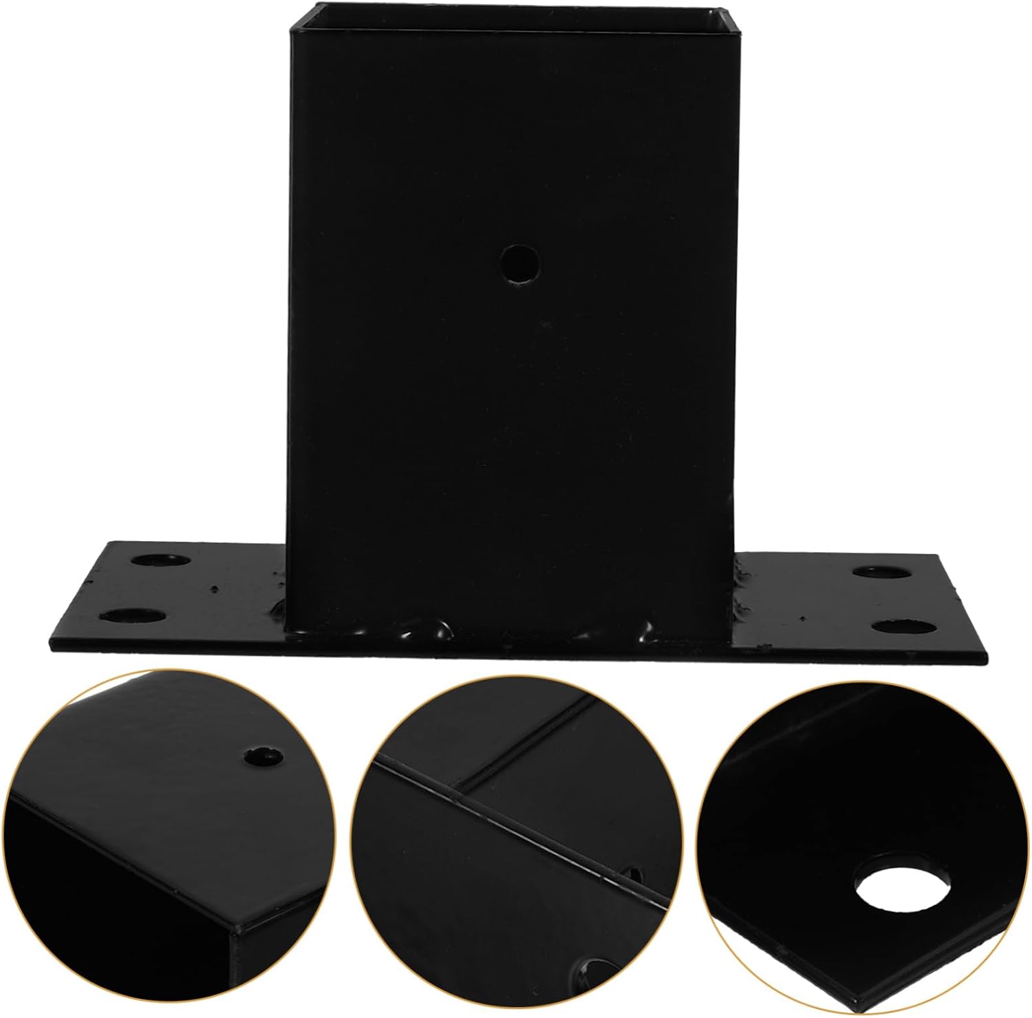 OSALADI Mailbox Post Base Protector Bracket Railing Post Cover for Decks and Mailboxes Lightweight Easy to Install Design for Stability and