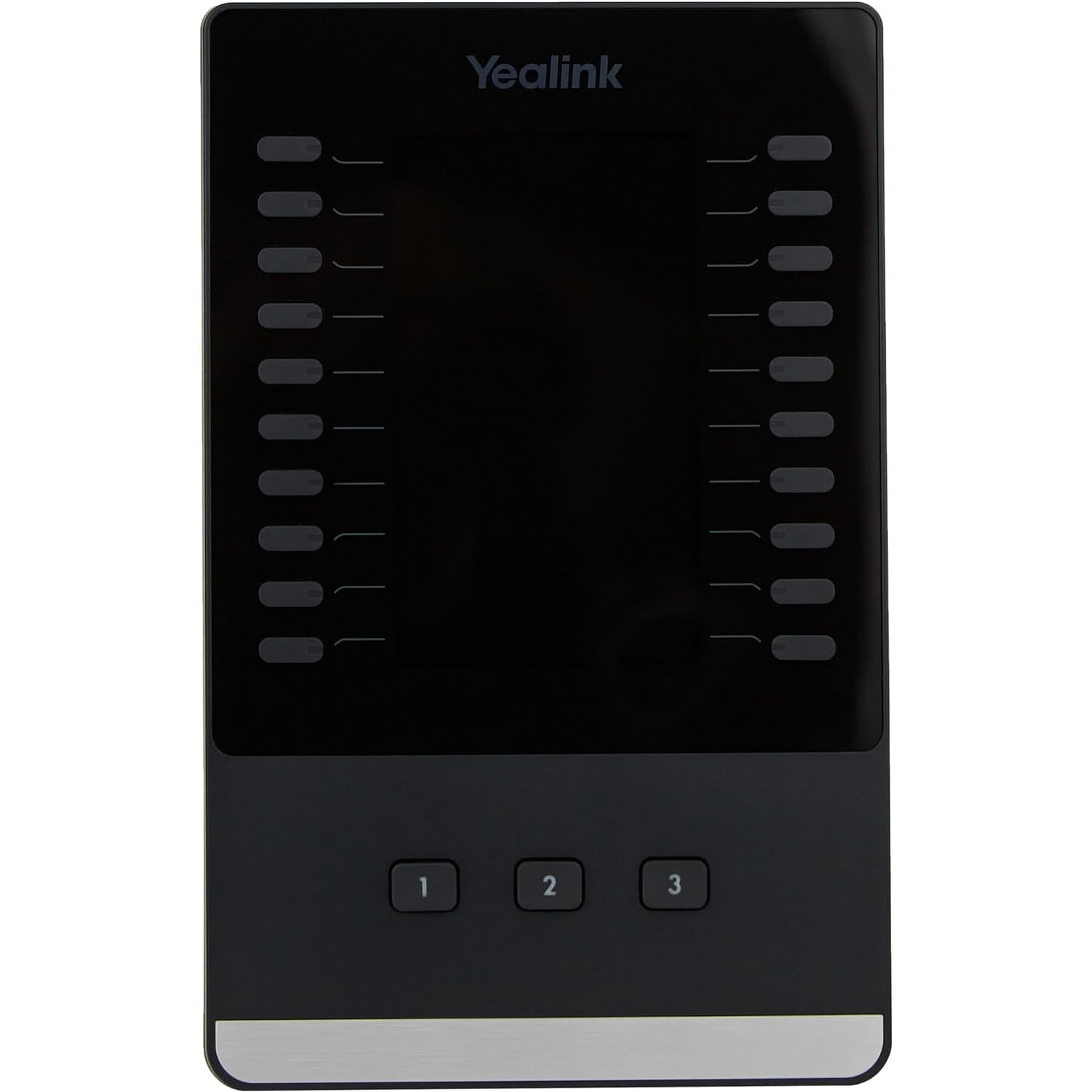 Yealink T4U Series Expansion Module, 4.3? 272 x 480-pixel Color Screen, Color Icons, 20 Physical Keys on Each Page with Dual-Color LEDs (Renewed)