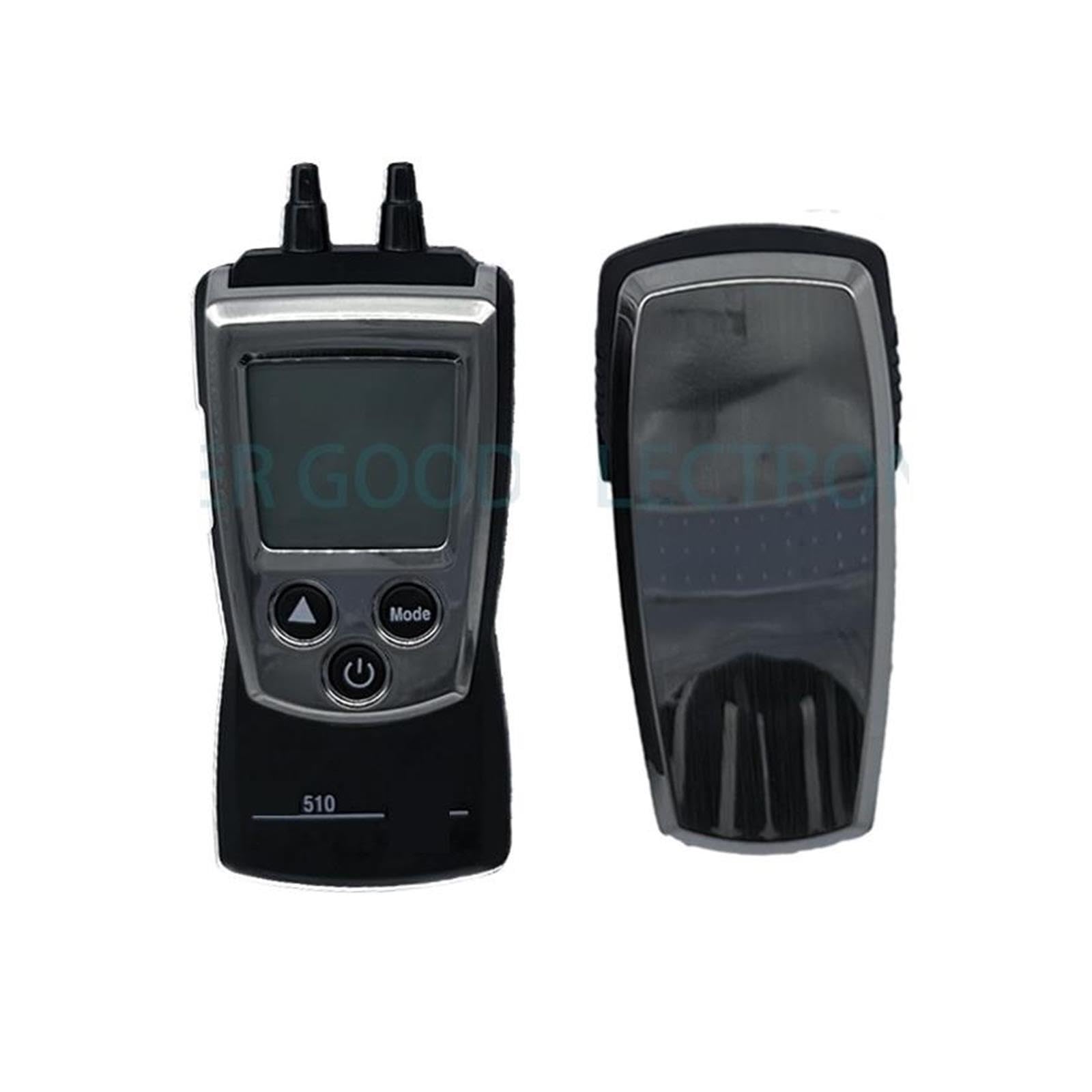 Para principiantes uso de bricolaje. Manómetro de compensación de temperatura, rango 510 de 0 a 100 HPa, medidor de presión diferencial de rango automático Digital Para principiantes (DIY)
