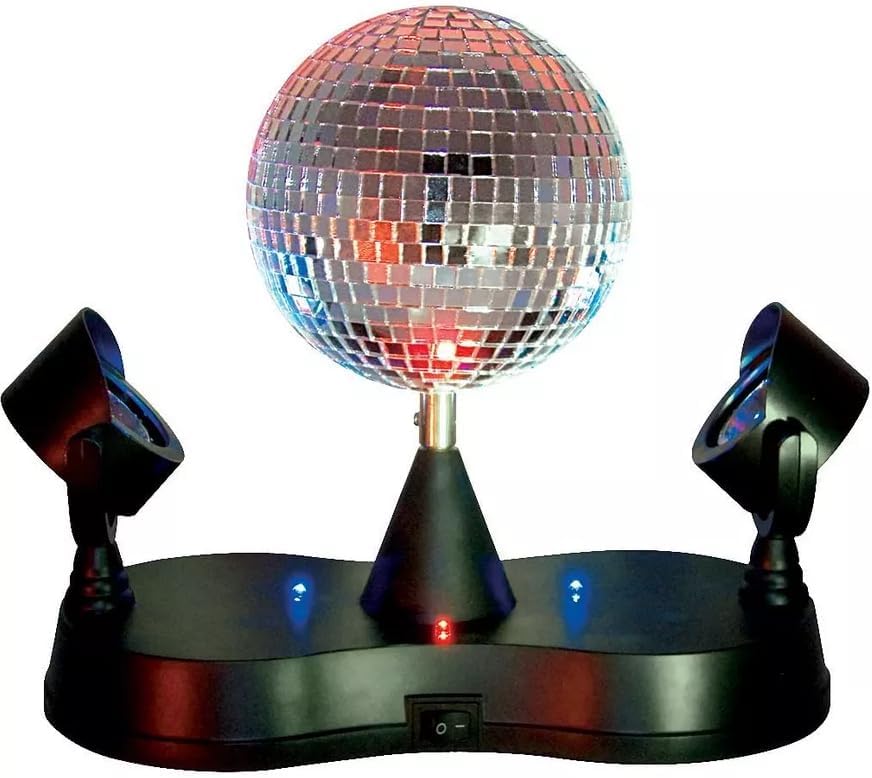 Forum Novelties Rotating Mirror Dico Ball with Light Party Kit