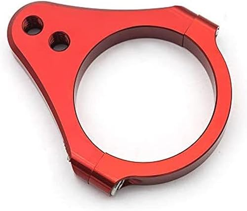 PROCNC - Amortiguador universal de dirección de aluminio de 2.047 in de diámetro, soporte de abrazadera de montaje de marco de horquilla, fijador de