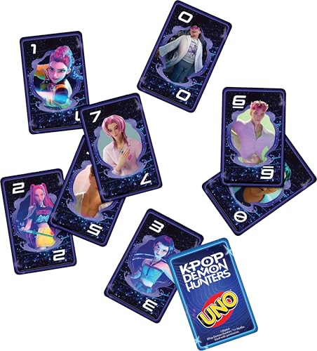 Image of Mattel Games UNO Netflix KPop Demon Hunters Card Game