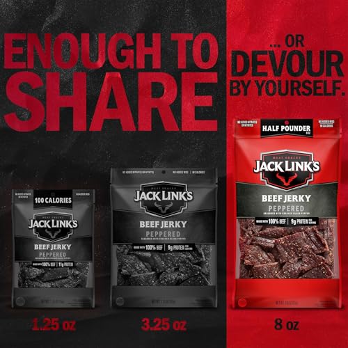 Jack Link's Peppered Beef Jerky Half Pounder - 8 oz - image 7