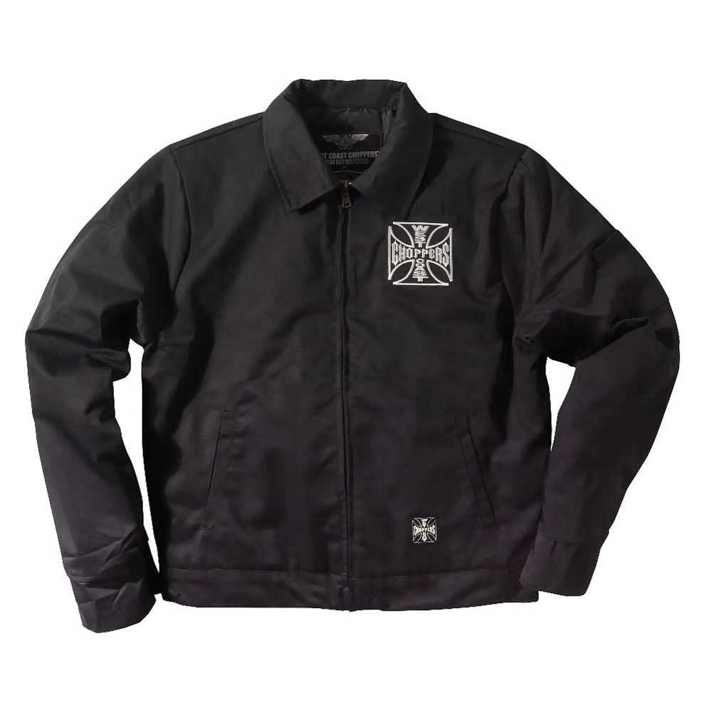 West Coast Choppers Men Work Jacket OG, Color:Black, Size:XL