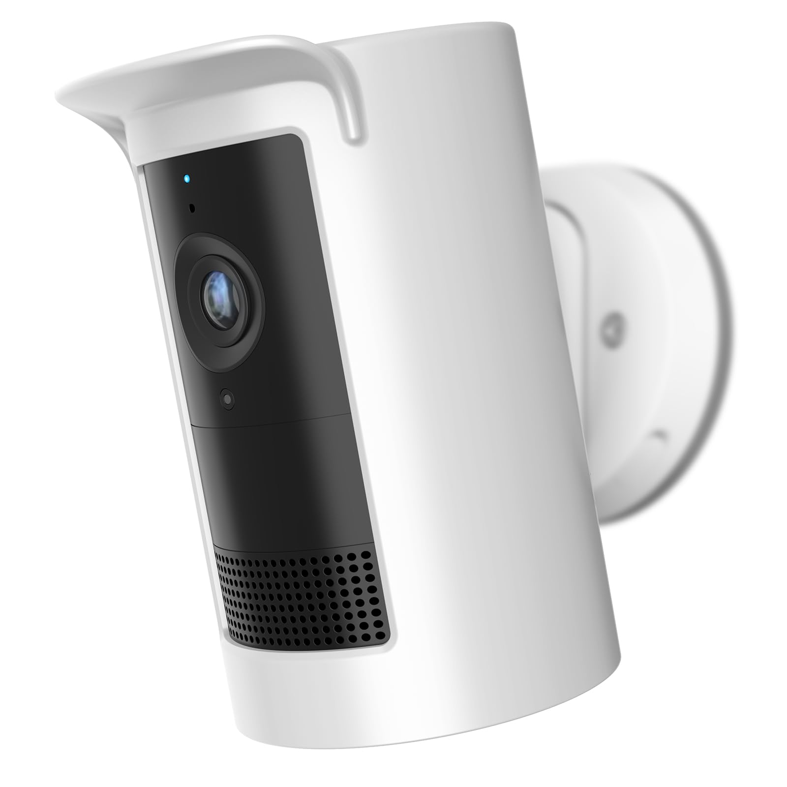 Fintie Silikonhülle für die Ring Outdoor Cam Plus, weiche, wetterfeste Silikon-Schutzhülle für die Ring Outdoor Cam Plus, (Weiß)