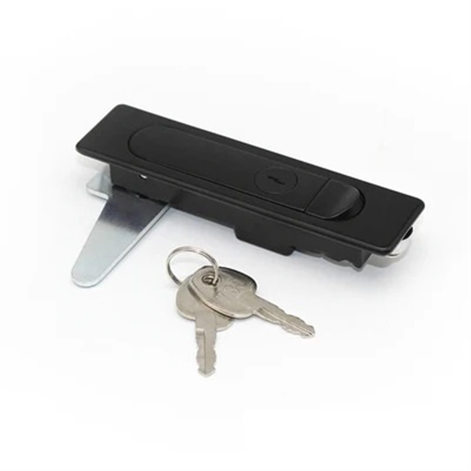 WPOIYHGBY XJJ-MS730 Bouncing Cinet Plane Lock Black Matte Distribution Box Tin Trunk Switch Equipment Industrial 1Pcs(Black-1)
