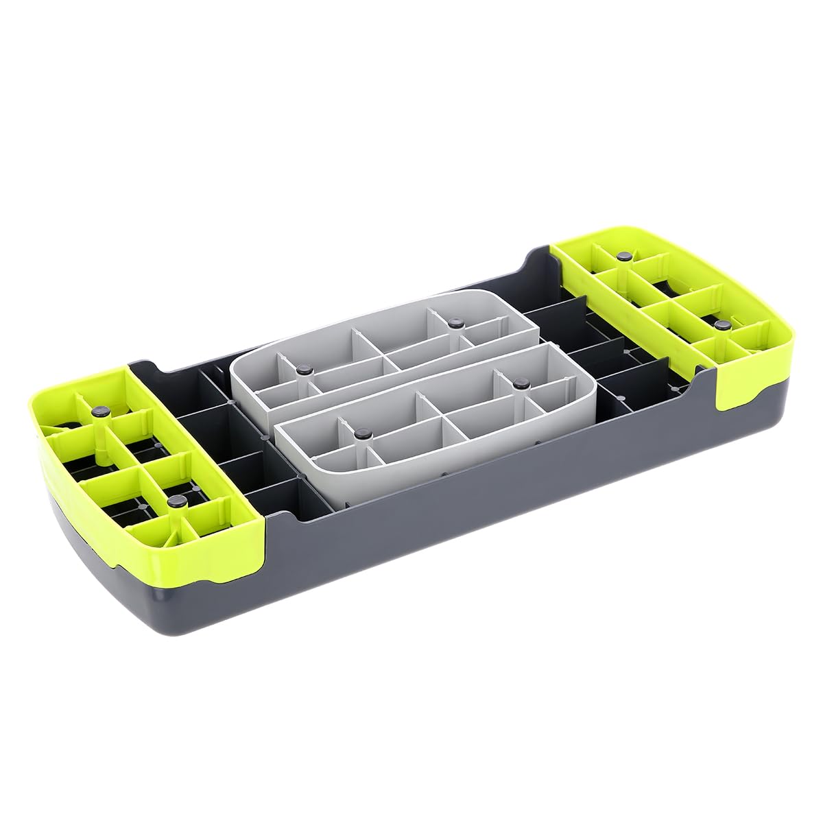 HMS Stepper Crossfit Fitness pour l'aérobic, Les Exercices à Domicile, Le Cardio Training, Stepper réglable (avec Trois Niveaux de réglage en Hauteur), Couleur Vert-Gris, AS002, Longueur 67 cm