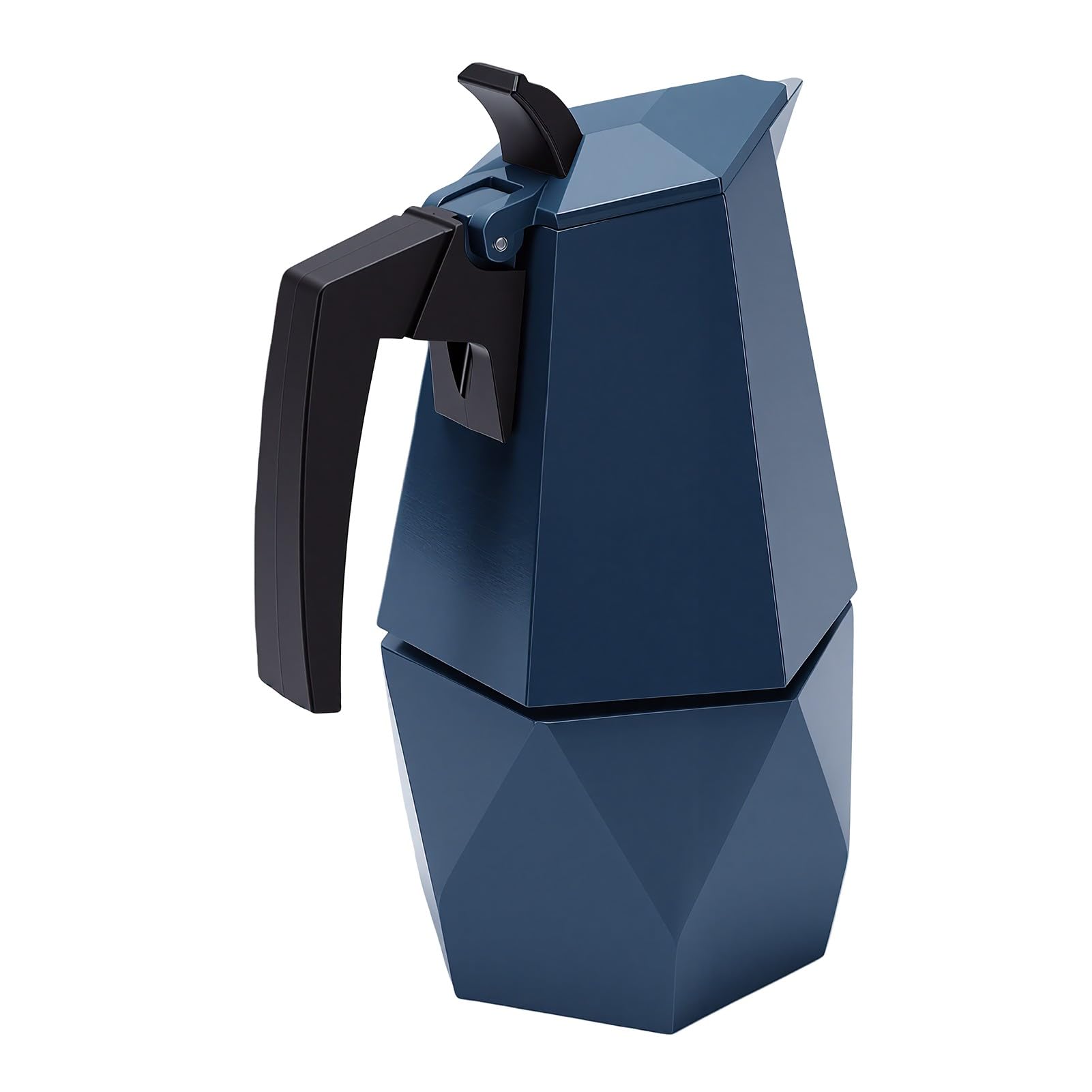 PUSOKEI 200ml Blu Macchinetta per Caffè da Fornello in Alluminio Campeggio