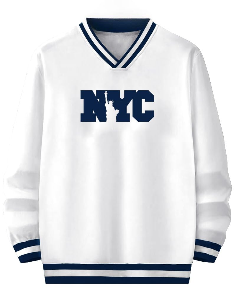 Men's Regular Fit Sweatshirts | V Neck | Long Sleeve Sweatshirts for Men-picture-54