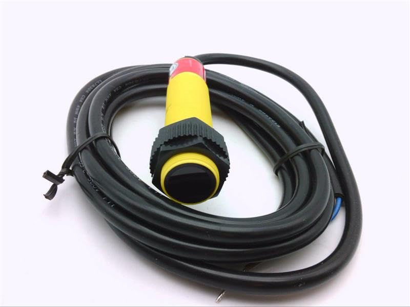 BANNER ENGINEERING S18AW3R Output: SPST Solid-State Light Operate, Receiver, Range 20 M, Input:20-250 V AC, 2 M (6.5 FT) Cable