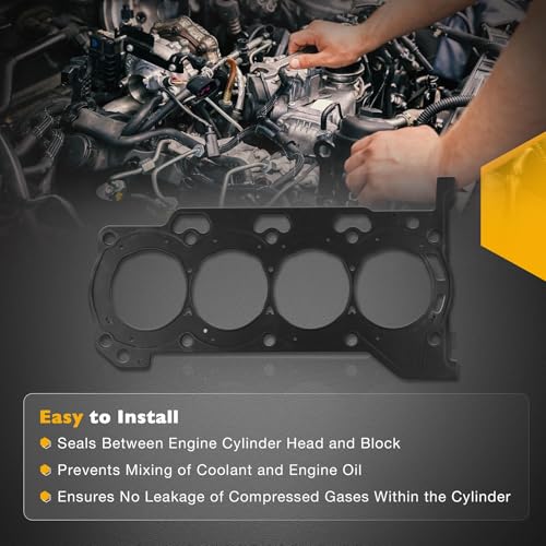 Image of HS26515PT Head Gasket for 1.8L Engine, Compatible with 2009-2021 Toyota Corolla Matrix Prius Lexus CT200h Pontiac Vibe Cylinder Headgasket 1.8