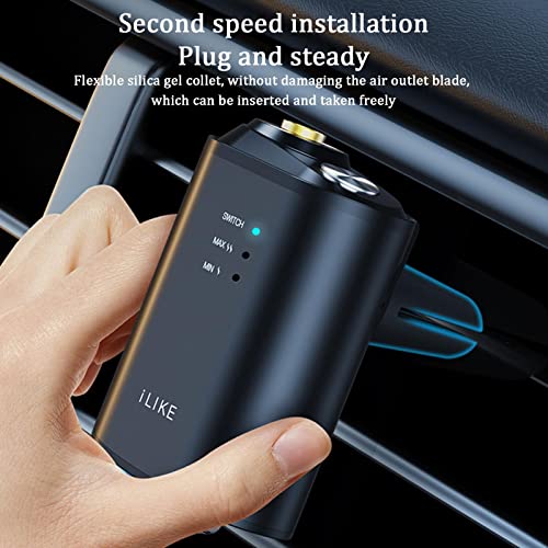 Electric Auto Air Diffuser,Aroma Car Air Vent Humidifier, Mist Wood Grain Oil Aromatherapy Car Air Freshener Perfume Fragrance - Image 5