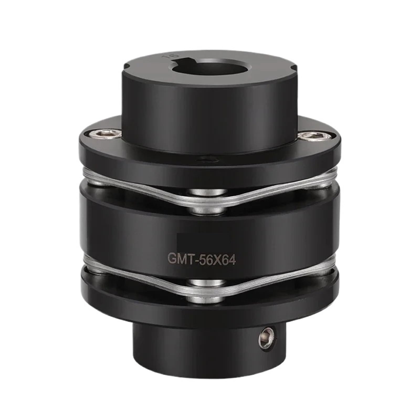 L'acier a fait un pas en avant vers le coupleur d'arbre de la série 45# de rainure de clavette d'accouplement à double disque flexible(D82 L98,26-26)