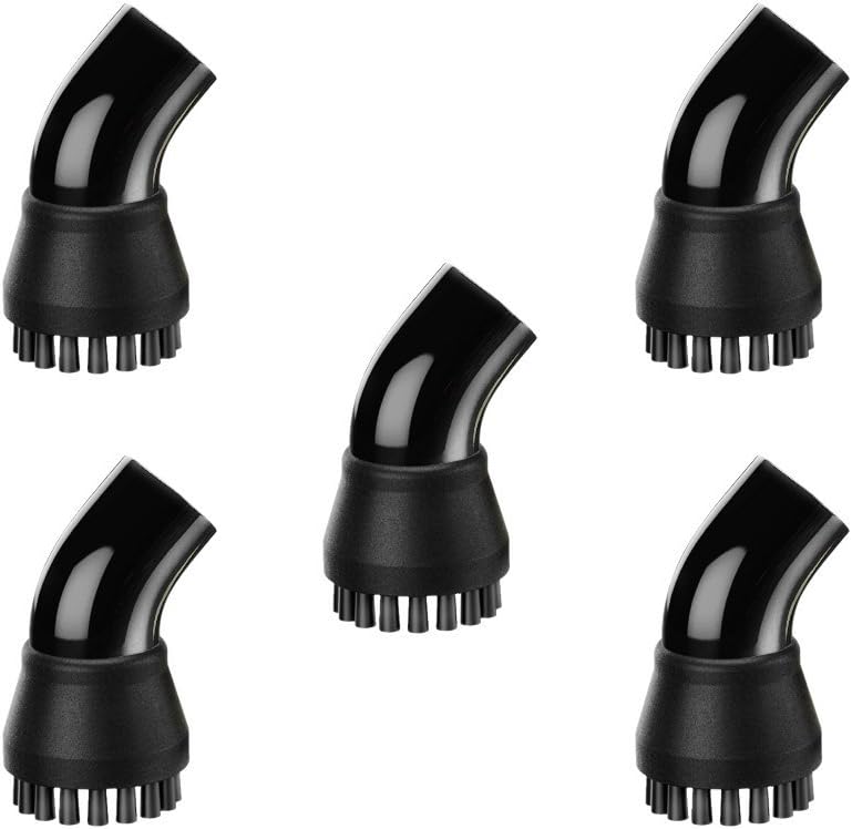 A1230-005 Nylon Utility Brush (5 Pack), Designed for Scrubbing Tough Stains, Works with Select McCulloch Steamer Models, Perfect for Use on Carpet, Tile, Grouting, and More