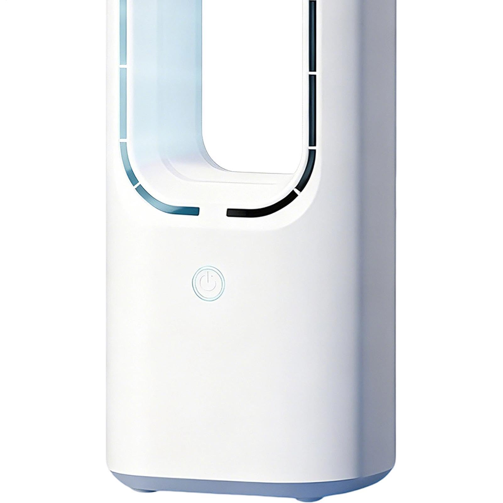 Ventilatori Senza Pale 5 Velocità Silenzioso USB Ricaricabile Luce Notturna | Ventilatore Da Scrivania Per Ufficio Casa Cucina Bagno Studio Viaggio Camper Campeggio Esterno