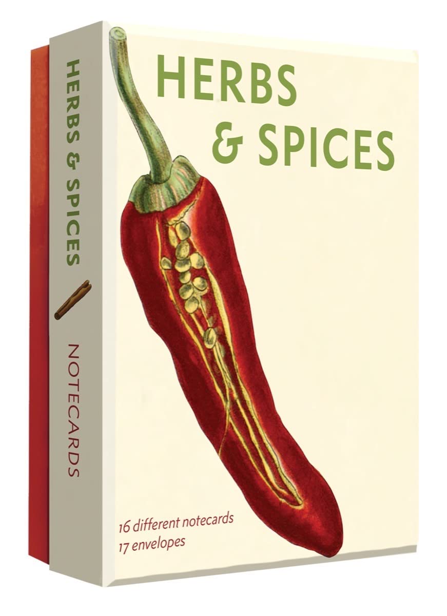 Herbs and Spices Detailed Notecard Set: Detailed Notes (Abbeville Notecards)