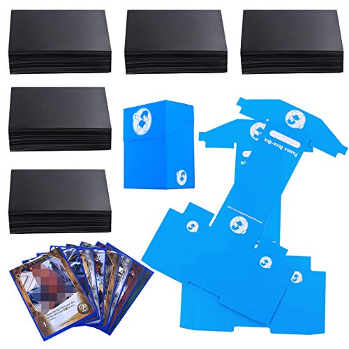 DeELF 500 ct TCG MTG Card Sleeves Bulk Deck Protector Standard Card Sleeves Cord for Magic the Gathering, Pokemon, and Collectible Gaming Cards by Panda Card Sleeves