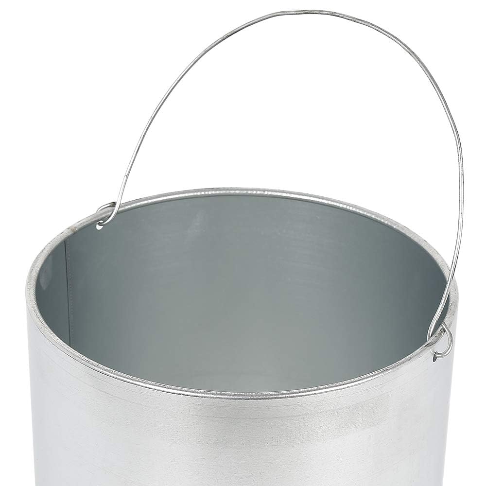 Cubo de basura para cocina, cenicero de acero inoxidable, para hotel, jardín, exterior, 25 x 25 x 60 cm, color negro