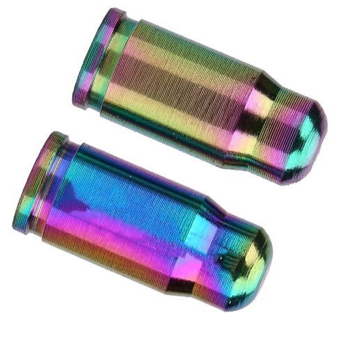 Tappo per Valvola Cappucci per per Bici Presta Alla Moda con Peso Leggero per Camera daria brillante; 3x2.6 mm