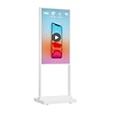 32 inch Digital Signage Kiosk LCD Advertising Display Menu Displays Indoor Floor Standing Vertical Poster White 2+32GB 2K 700nits Android OS with USB