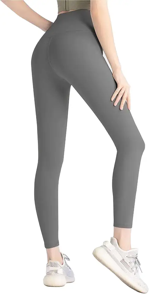 Calça Legging Academia Feminina Poliamida Cintura Alta Sem Costura Fitness, Elasticidade, Sustentação, Corrida, Academia Feminina de Ioga/Jogging