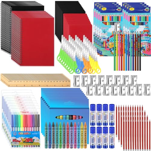Geyoga 408 Pcs School Supplies for Kids Bulk Back to School Suppl...