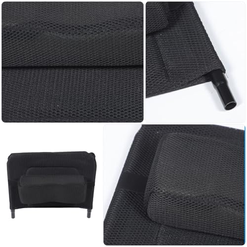 Soporte para silla de ruedas de alta gama con respaldo alto ergonómico 3