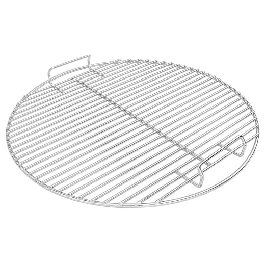 44.5cm Round BBQ Grill Rack Cooking Grate 7432 for Charcoal Kettle Grills, Replacement BBQ Grill for Weber One-Touch, Bar-B-Kettle, Kamado Joe Classic, Large Big Green Egg，Pit Boss，Louisiana Grills