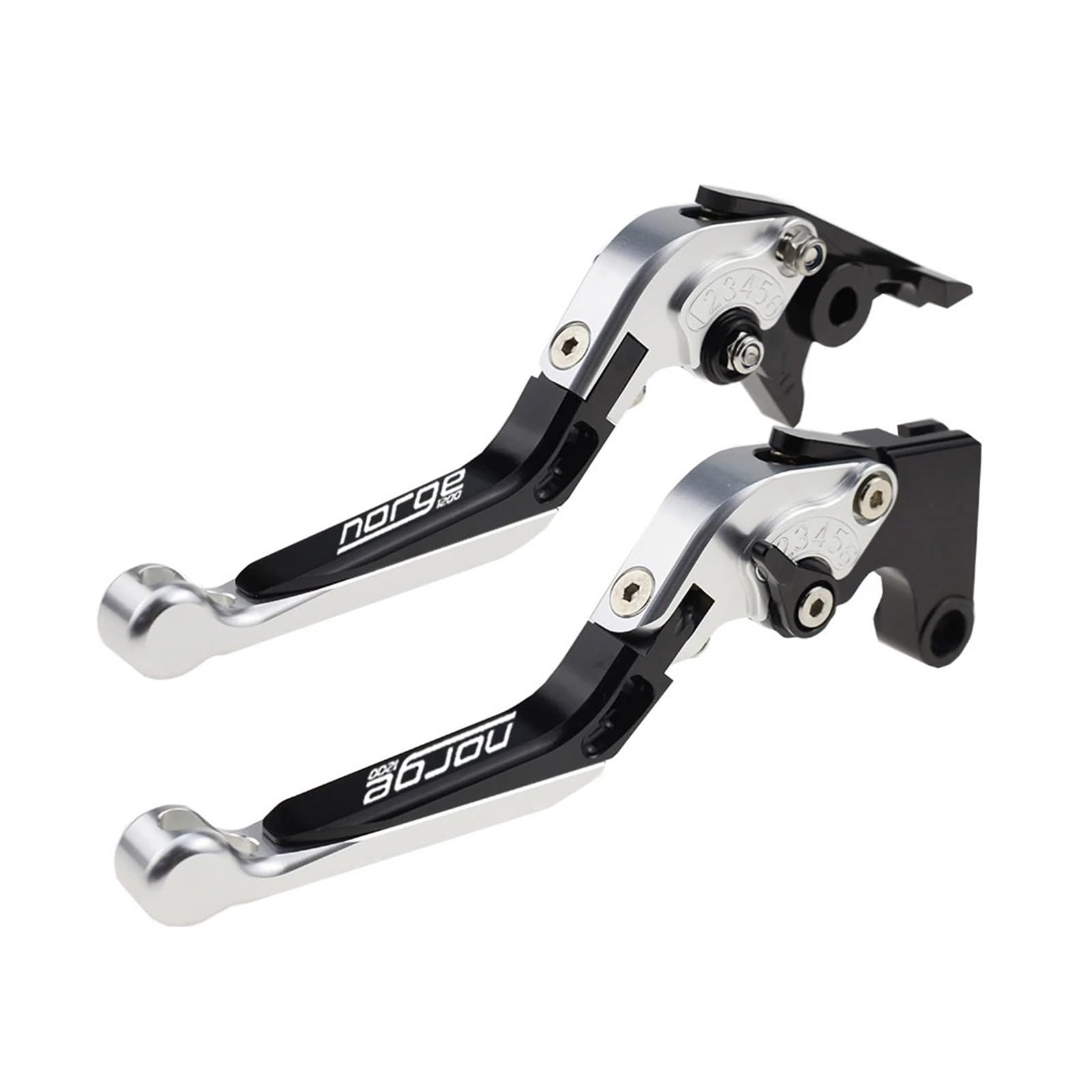 Yxbswbjd 26 Aluminum Alloy Folding Brake Lever For Norge 1200 Motorcycle Folding Extendable Brake Clutch Levers
