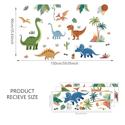 Vinilos Decorativos Grandes Dinosaurios para Pared miniatura 2