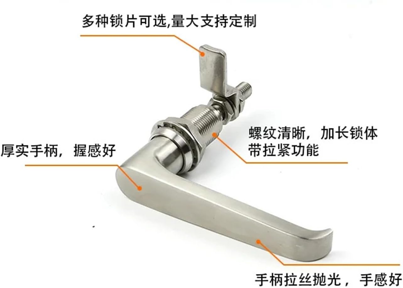 Power Distribution Control Cabinet Stainless Steel Pull Handle Cam Lock Charging Pile Network Box