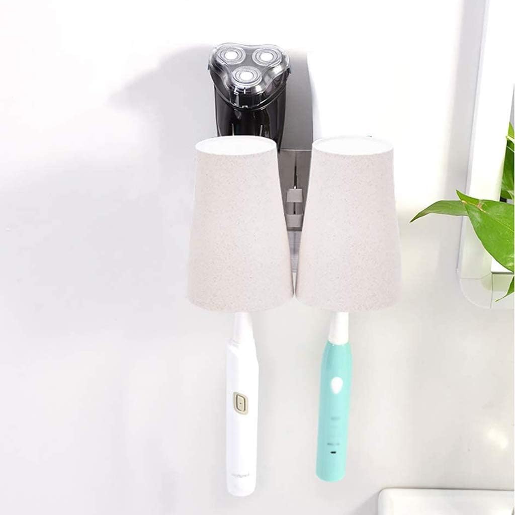 Toothpaste Toothbrush Holder, Multifunctional Stainless Steel Cup, Mouthwash Set Without Punching