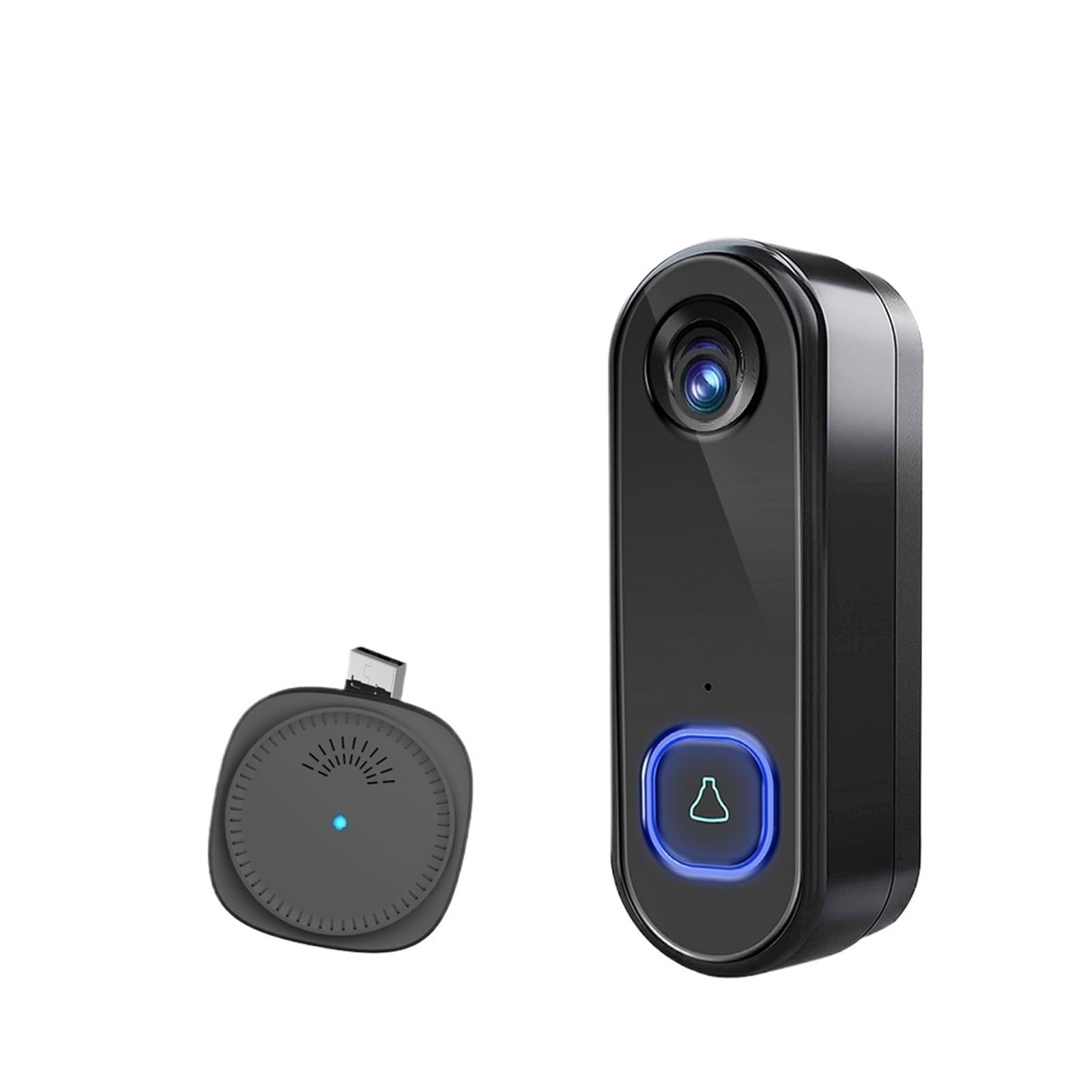 Sonnette vidéo extérieure étanche IP65 secteur 16V-24V - Caméra surveillance entrée
