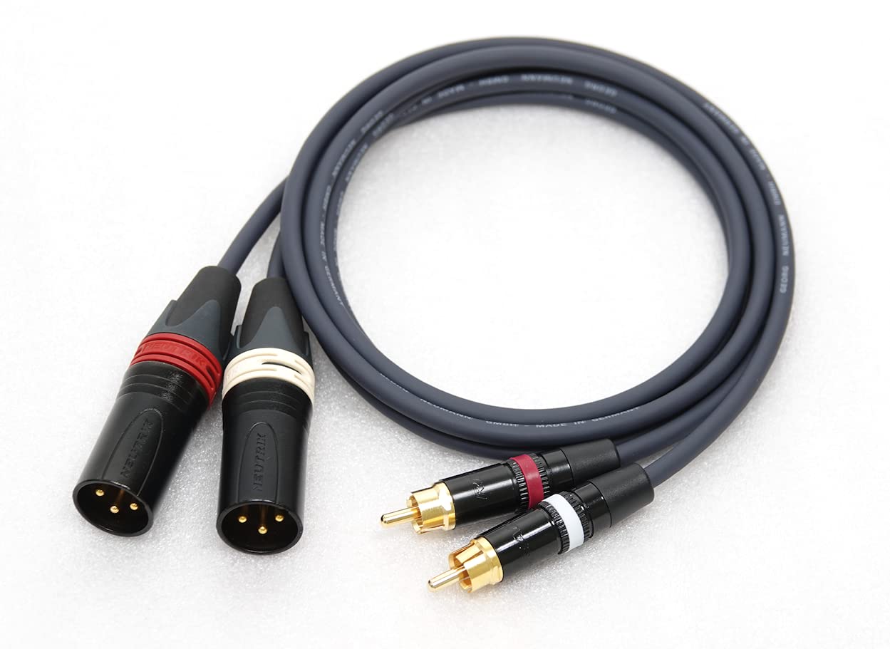 Amazon | NEUMANN (ノイマン) / K3x0.2 XLR(オス)-RCA 2本ペア 変換