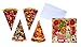 Pizza Party! 12 Notecards & Envelopes (Pizza Themed Greeting Cards, Stationery Gift for Pizza Lover)