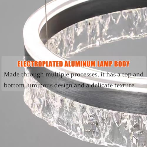 Lustre moderne à LED à intensité variable pour en finir avec la fatigue visuelle