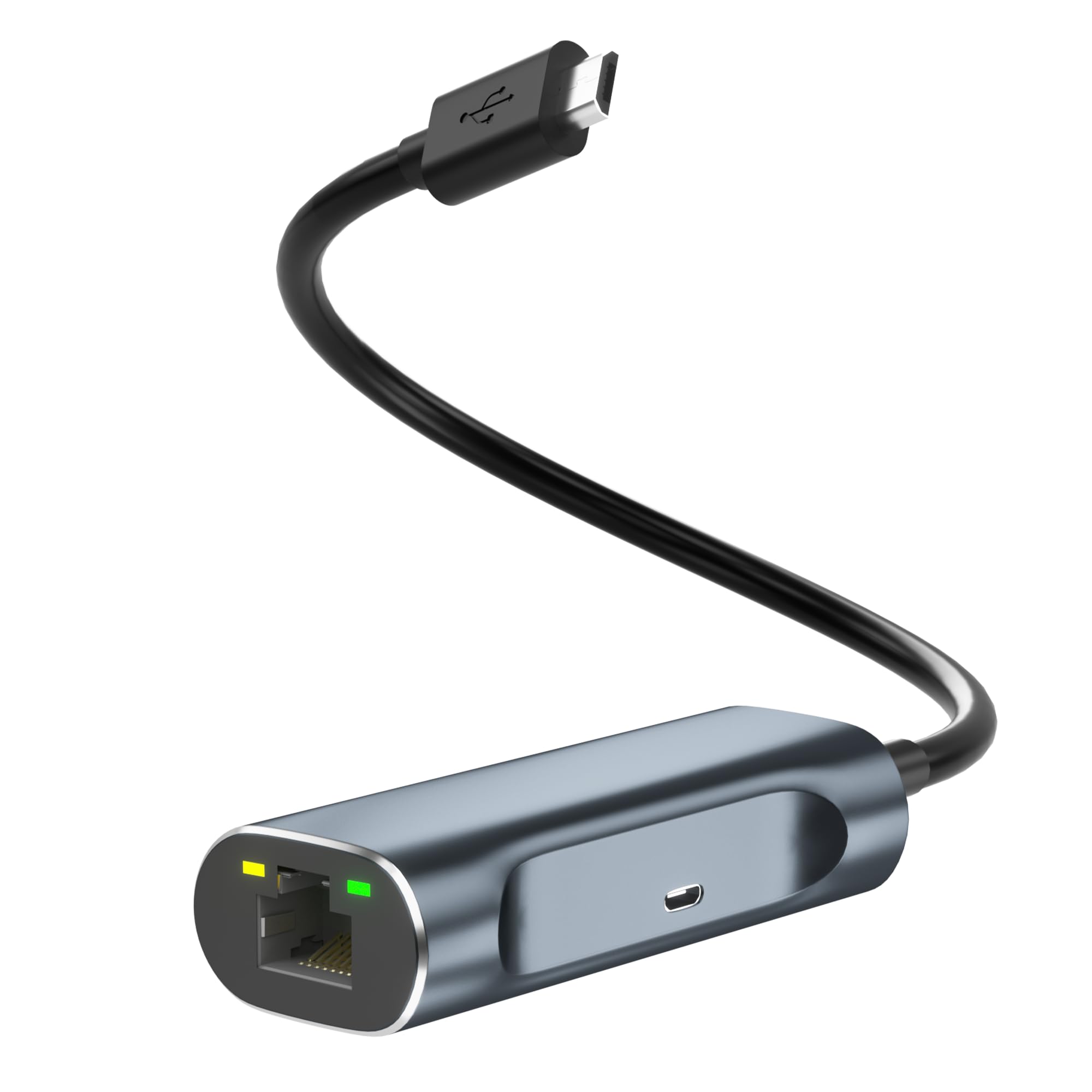 Amazon.co.jp: Micro USB LAN変換アダプター Fire TV Stick対応【RJ45+