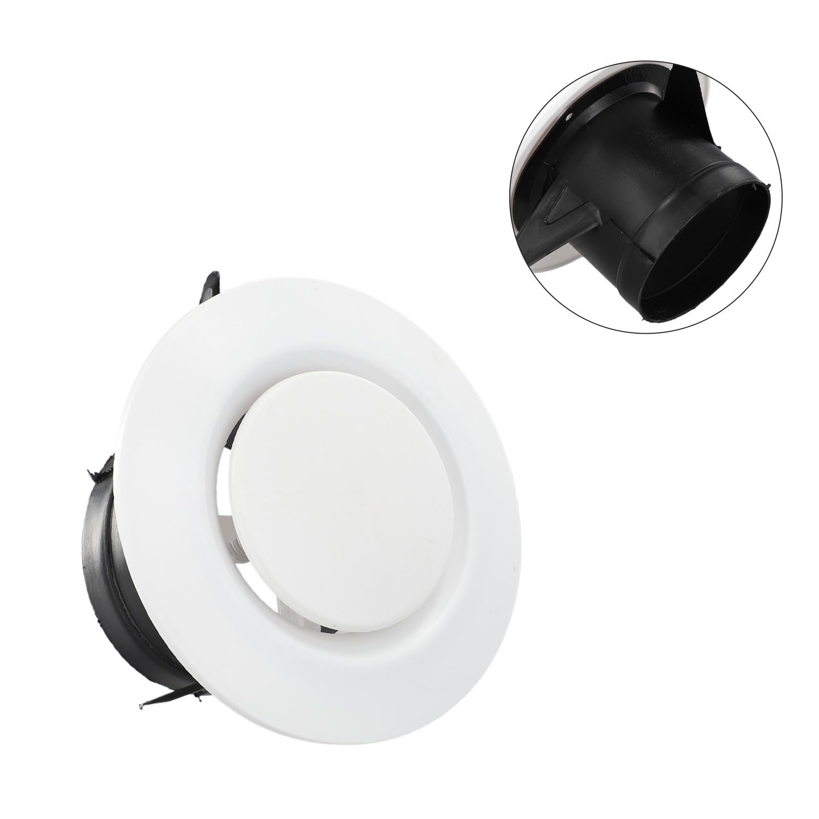 Cubierta de rejilla de ventilación de techo, capó de escape de volumen de aire ajustable, 1 ud.(200MM)