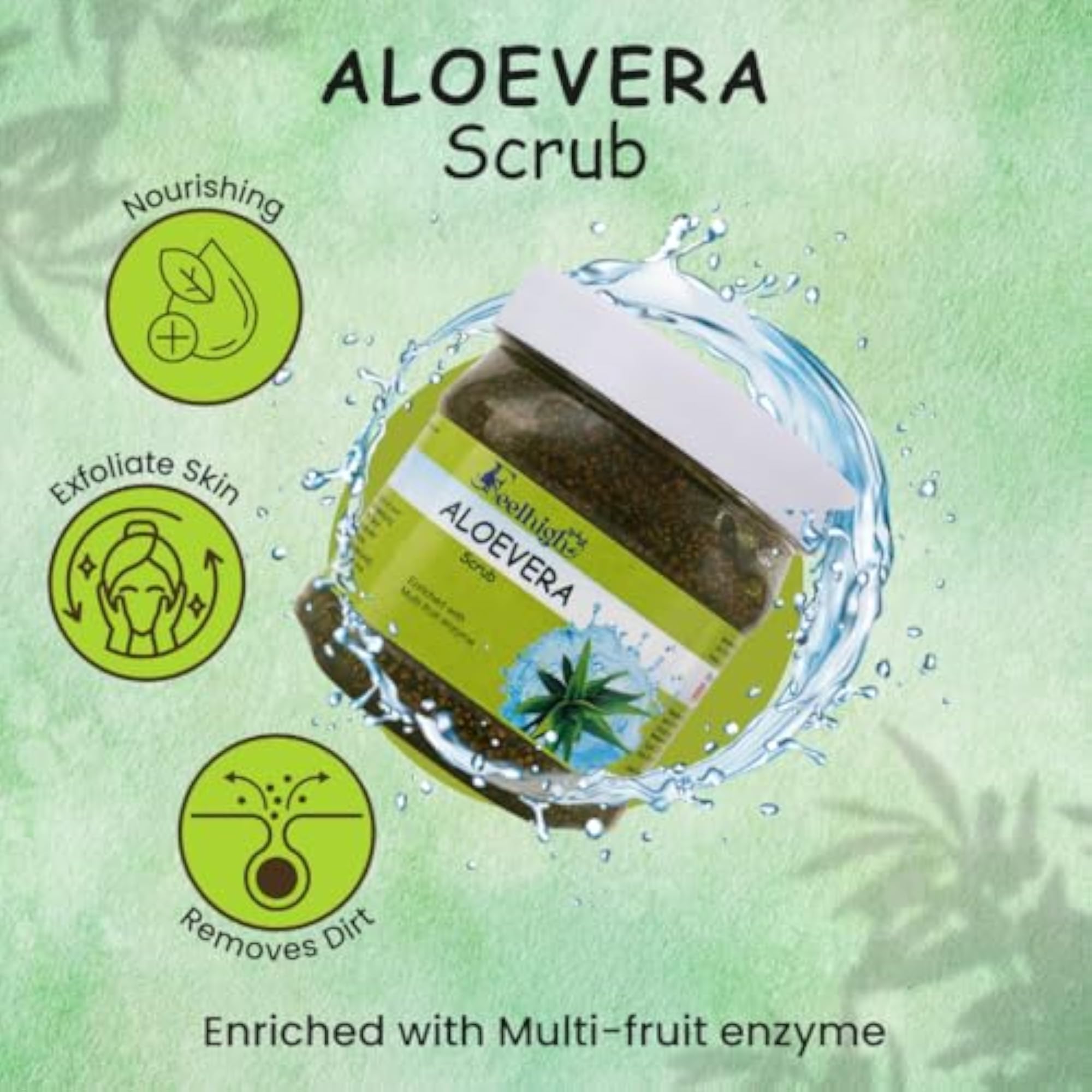 Neem Scrub and Bamboo Gel Scrub for Men and Women