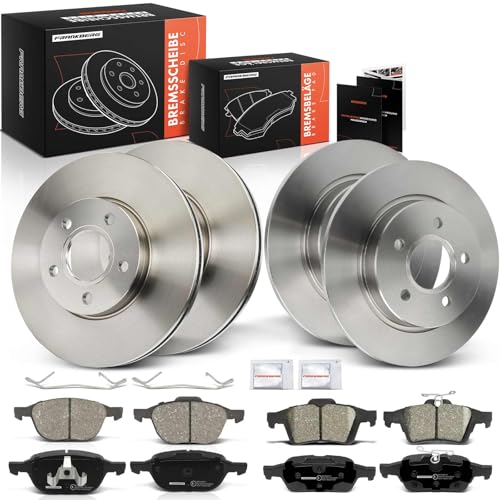 Frankberg Bremsensatz inkl. 4x Bremsscheiben + 8x Bremsbeläge Vorne Hinten Kompatibel mit Focus III Turnier Focus III Focus III Stufenheck Replace# 1683374, 1809458 Frankberg Bremsensatz inkl. 4x Bremsscheiben + 8x Bremsbeläge Vorne Hinten Kompatibel mit Focus III Turnier Focus III Focus III Stufenheck Replace# 1683374, 1809458