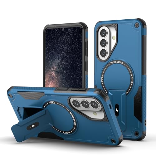 Coque Samsung A57 5G antichoc de qualité militaire compatible MagSafe avec béquille