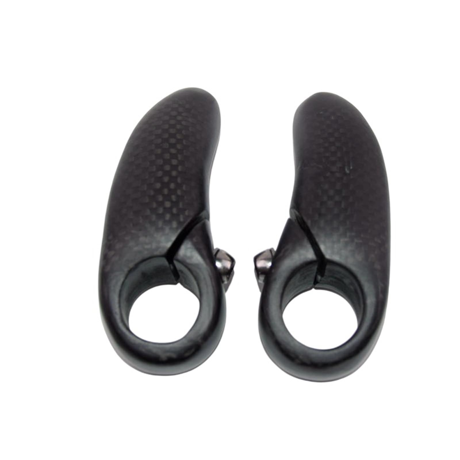Obotsnoi Strength Bicycles Handlebars Extenders Nonslip Bike Handlebar Grip Carbon Fibers Mountain Bikes Handlebar End Carbon Fibers Mountain Bike End Ergonomic Grip
