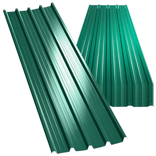 Galvanised Metal Roofing Sheets 12pcs, Metal Corrugated Roofing P...