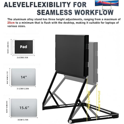 Image of 15.6 inch Laptop Screen Extender, Tri-Screen Monitor for Laptop, 1080P FHD IPS Display, 100% sRGB, HDMIs /USB-C Pulg n Play, Compatible with Mac /Windows /Linux