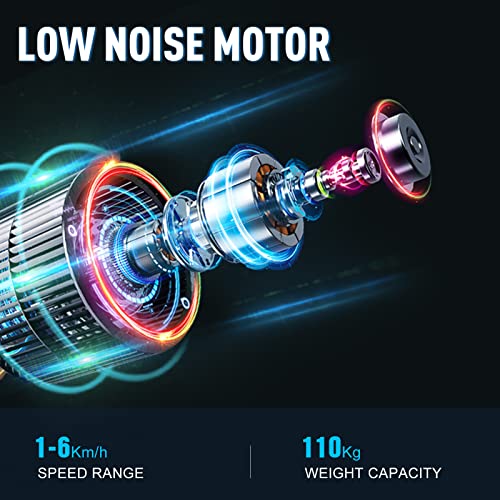 image for CITYSPORTS Under Desk Treadmill,Motorised Walking Treadmill, Treadmill