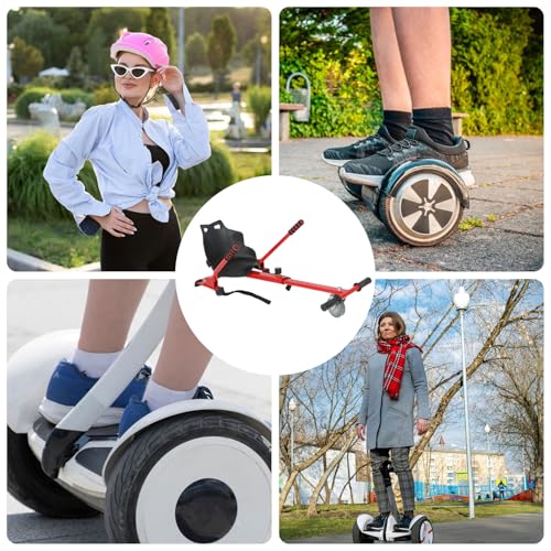 Asiento para hoverboard que transforma tu patinete en un kart seguro 5